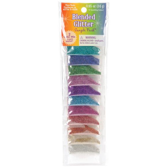 Sulyn Glitter Sample Pack 2g 12/Pkg-Blended