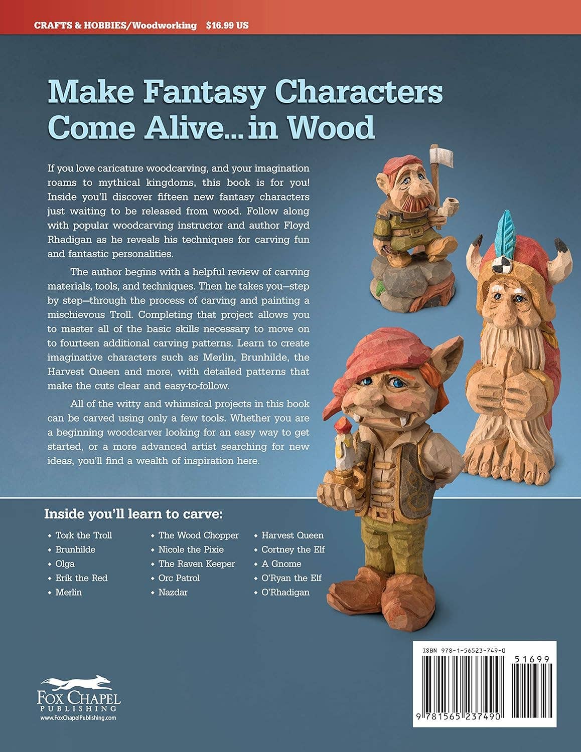 Carving Fantasy Characters - Patterns for15 Projects