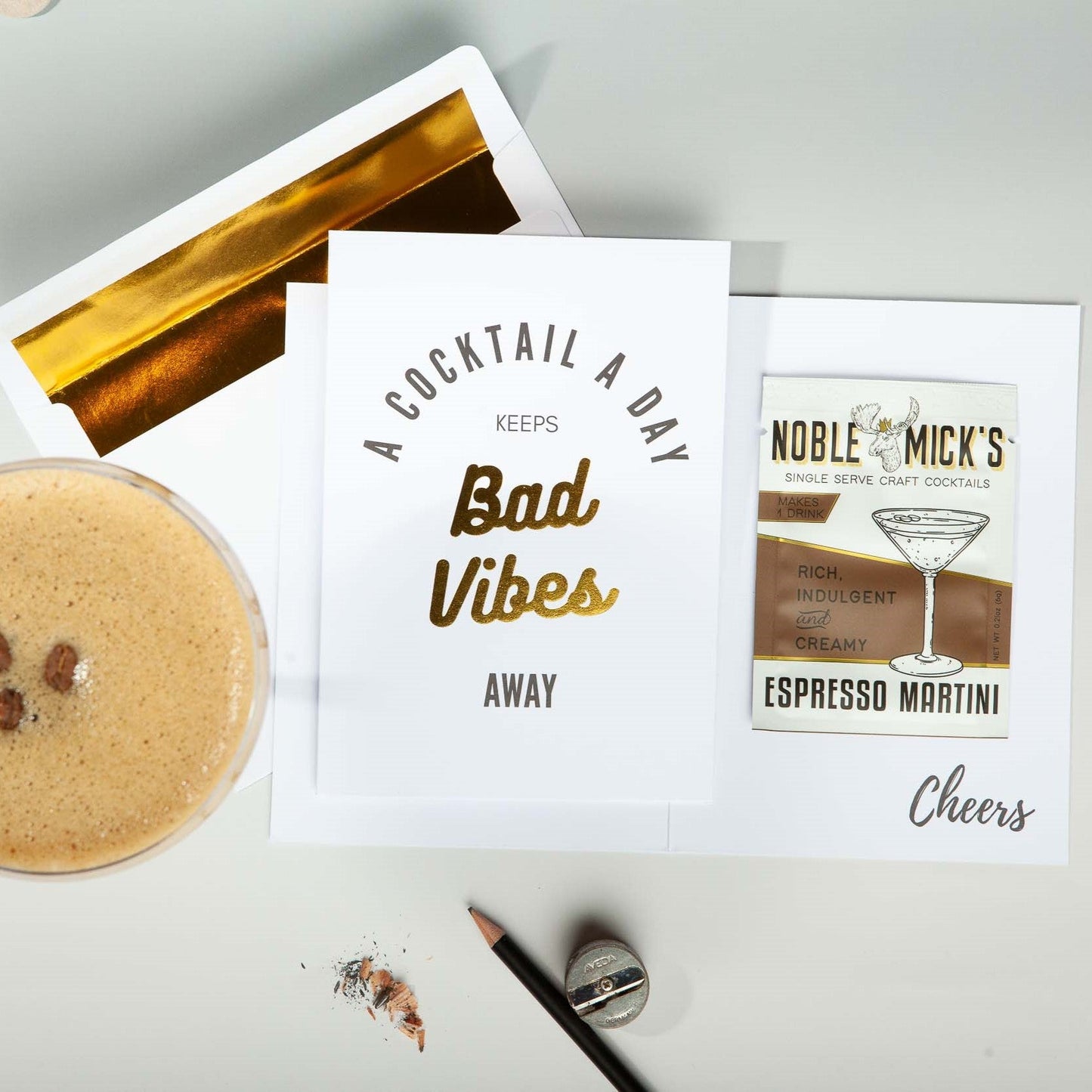 A Cocktail A Day Card