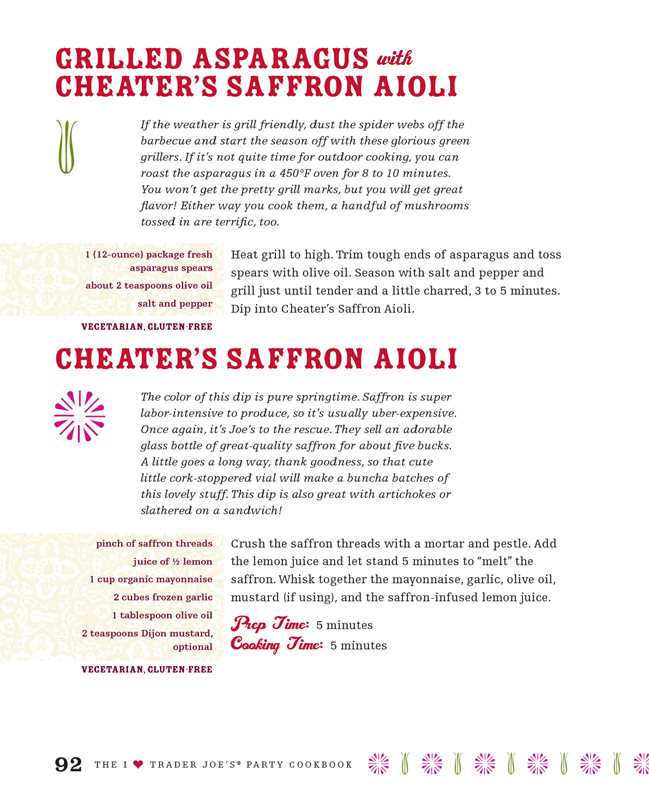 I Love Trader Joe's Party Cookbook by Cherie Mercer Twohy: Paperback; 240 pages / English