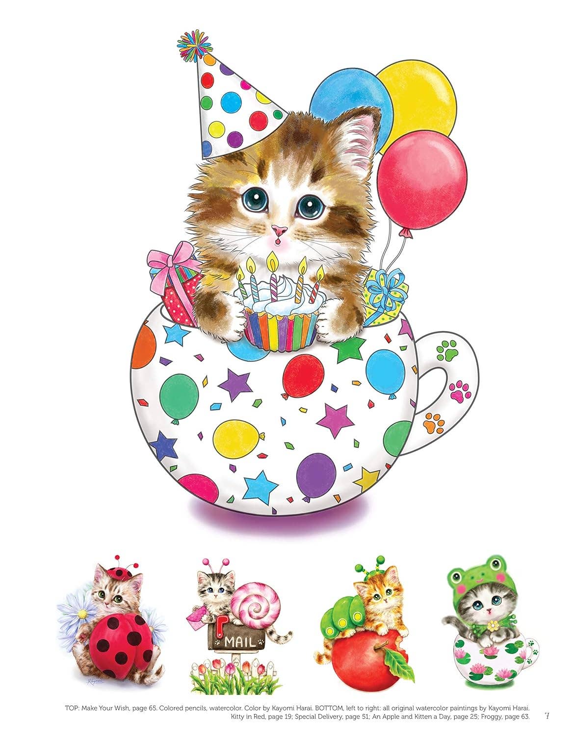 Teacup Kittens Coloring Book