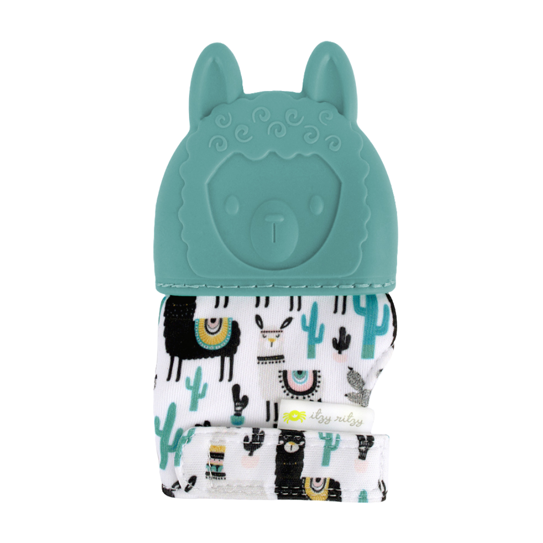 Itzy Mitt™ Silicone Teething Mitts: Cactus