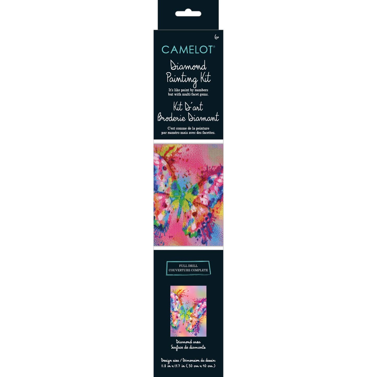 Butterfly Imprint Diamond Painting Kit: 01 Multi
