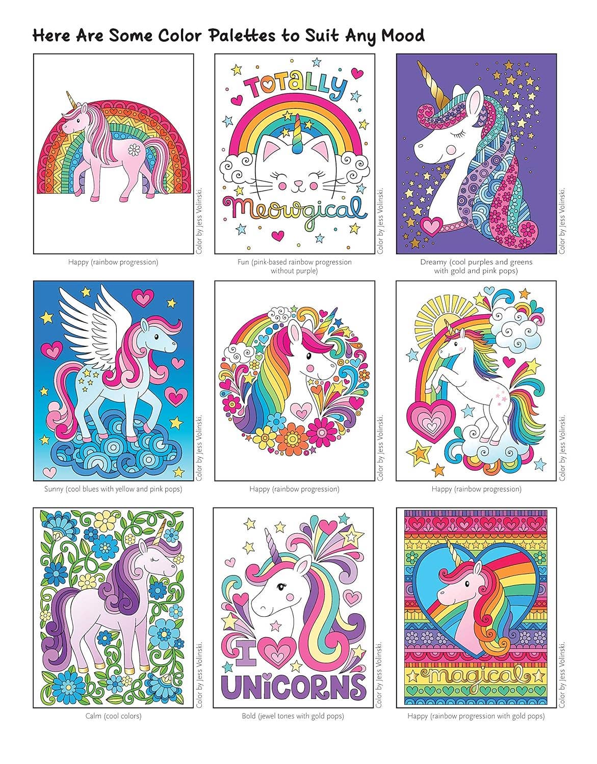 Notebook Doodles: Unicorns Coloring & Activity Book