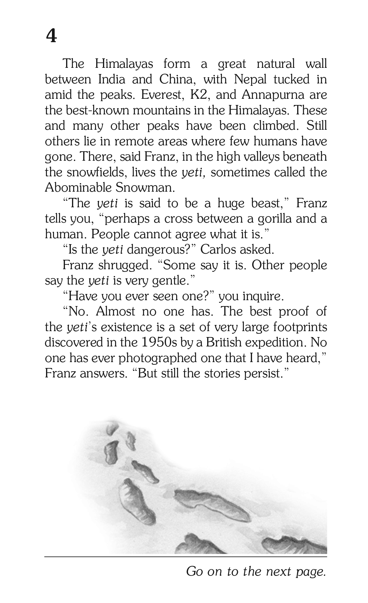 The Abominable Snowman, Children's Book
