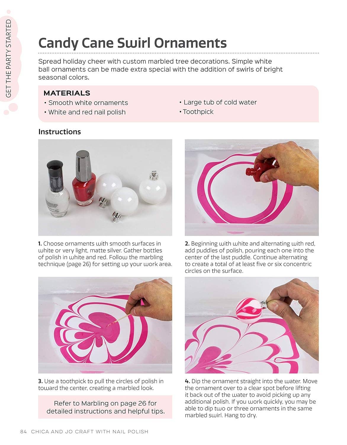 Chica and Jo Craft with Nail Polish - 20+ Easy Projects