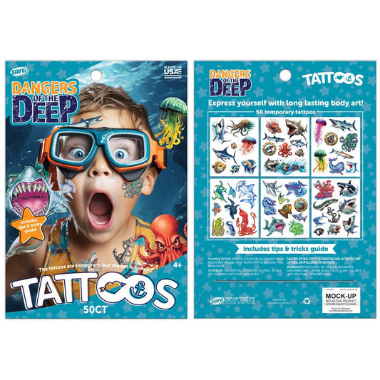 Dangers of the Deep Tattoo Kit