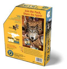 I AM WOLF 550 pc Puzzle by Madd Capp