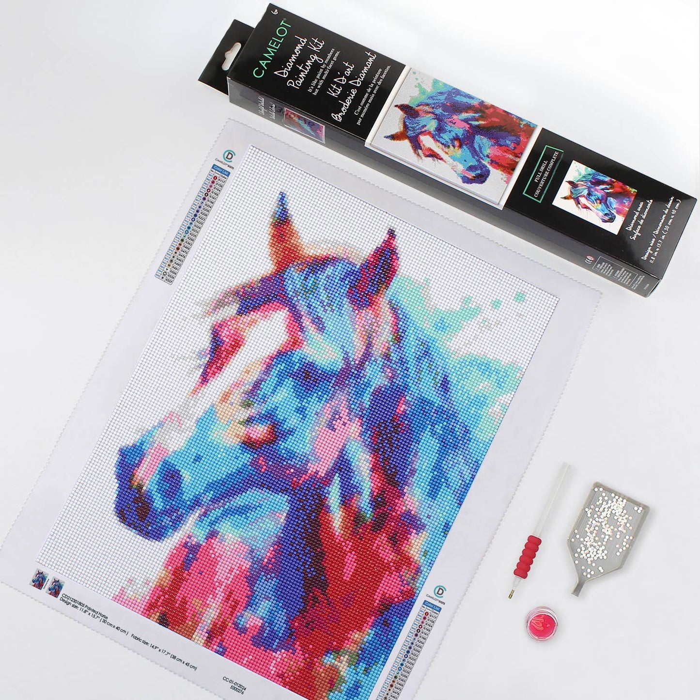 Painted Horse Diamond Painting Kit: 01 Multi