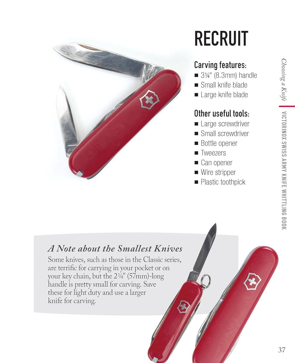 Victorinox Swiss Army Knife Whittling Book, Gift Edition