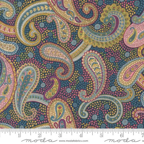 Chelsea Garden Navy Multi 33743 12 Moda