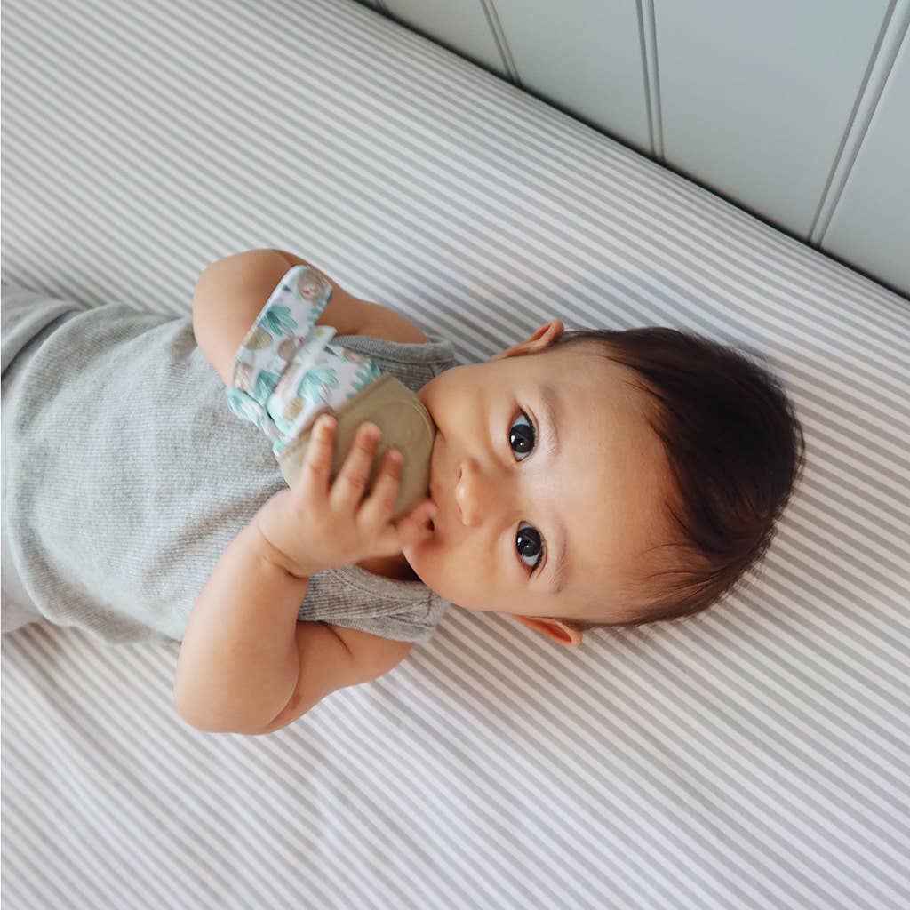 Itzy Mitt™ Silicone Teething Mitts: Cactus