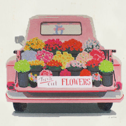 Fresh Cut Flowers Diamond Painting Kit: 01 Multi