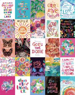 Radiant Packaged Panel  Rainbow 21848 11P     Moda Precuts#1