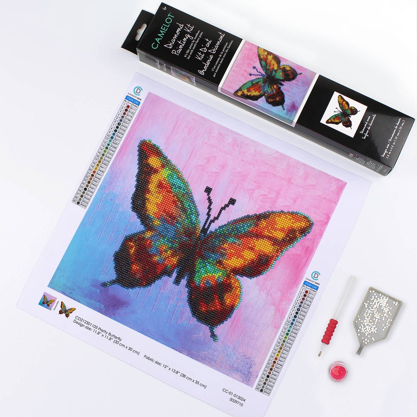 Pretty Butterfly Diamond Painting Kit: 01 Multi