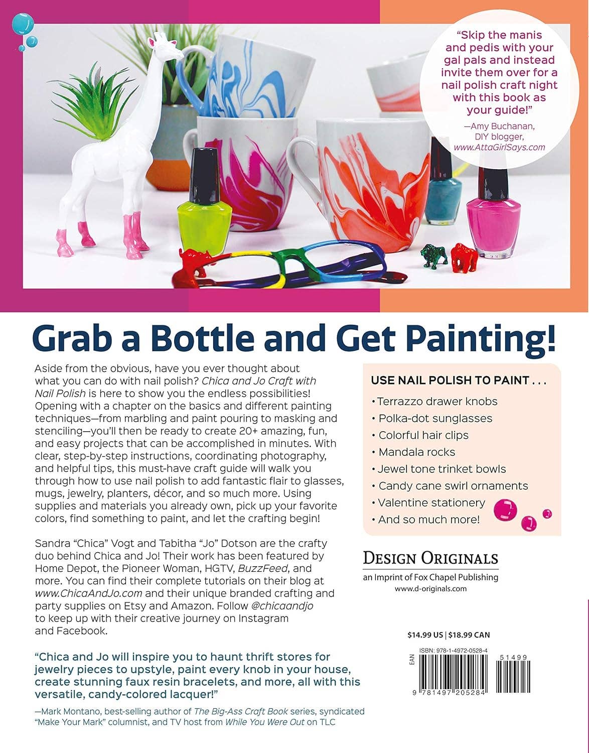 Chica and Jo Craft with Nail Polish - 20+ Easy Projects
