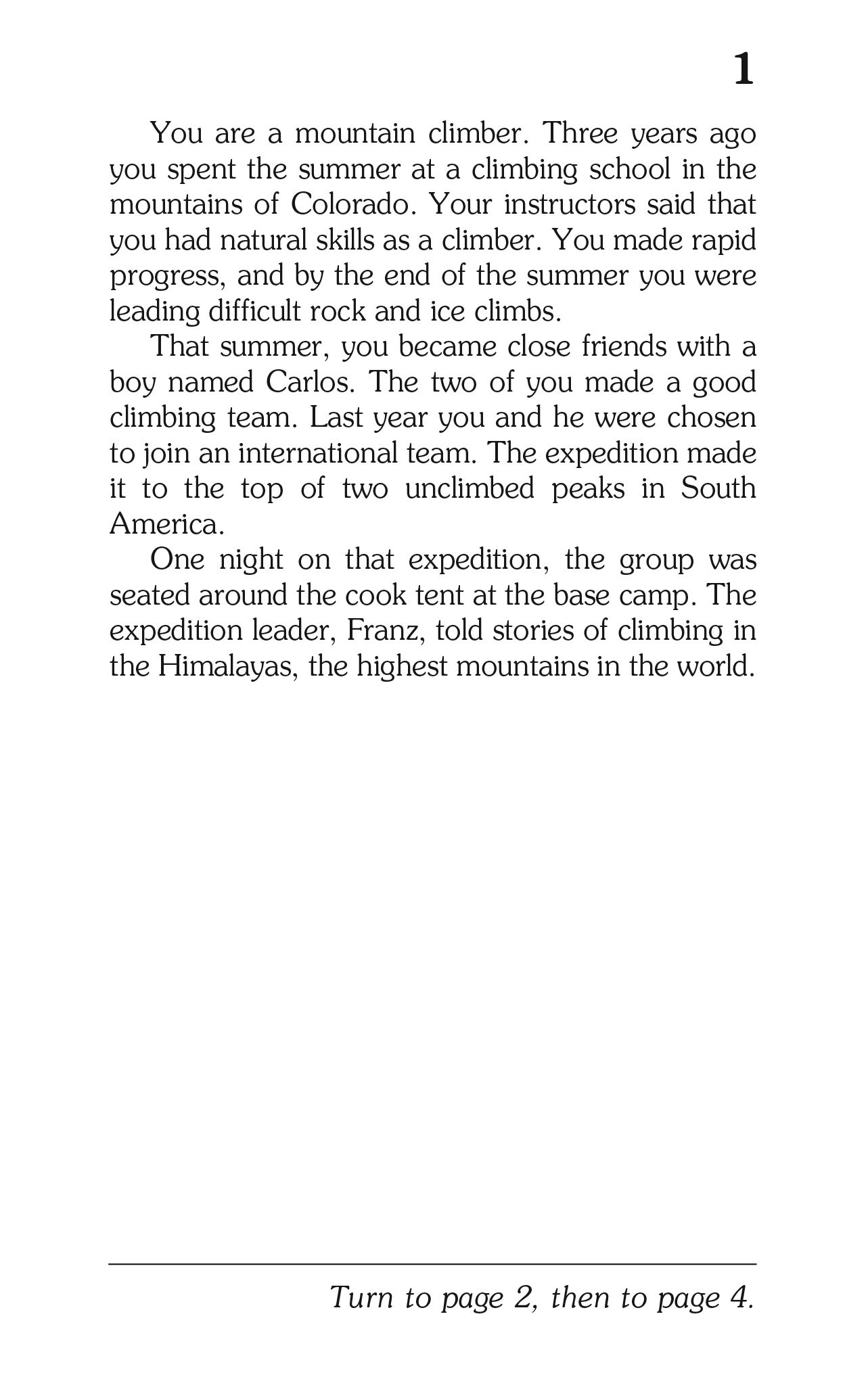 The Abominable Snowman, Children's Book