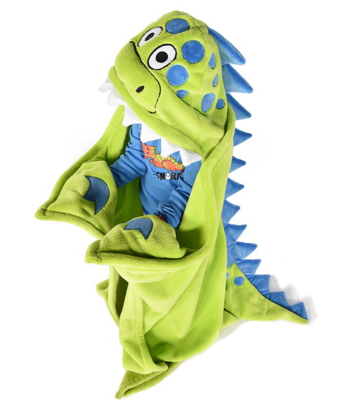 Dinosaur Kid s Hooded Blanket