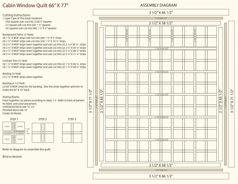 The Great Outdoors Free Pattern