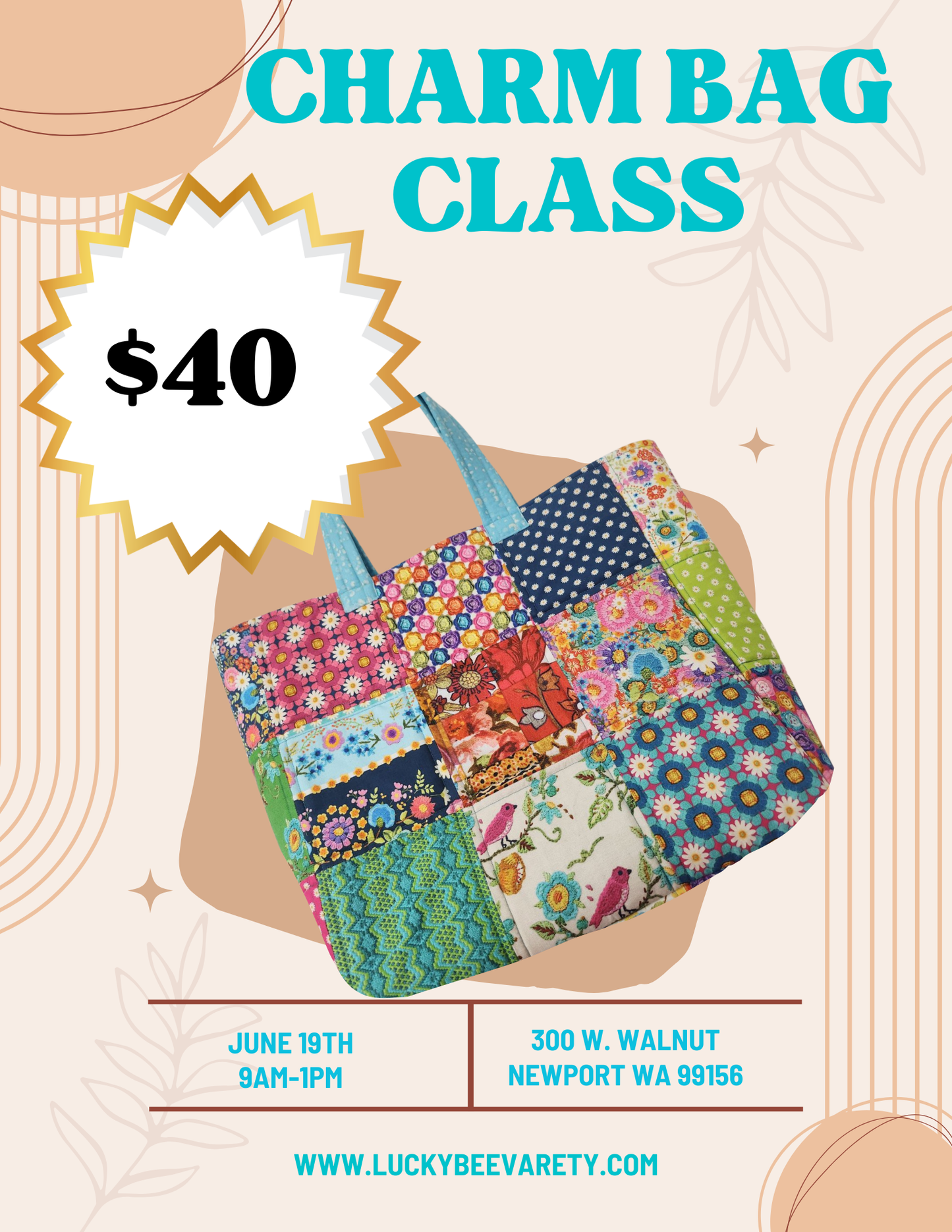 Charm Bag Class