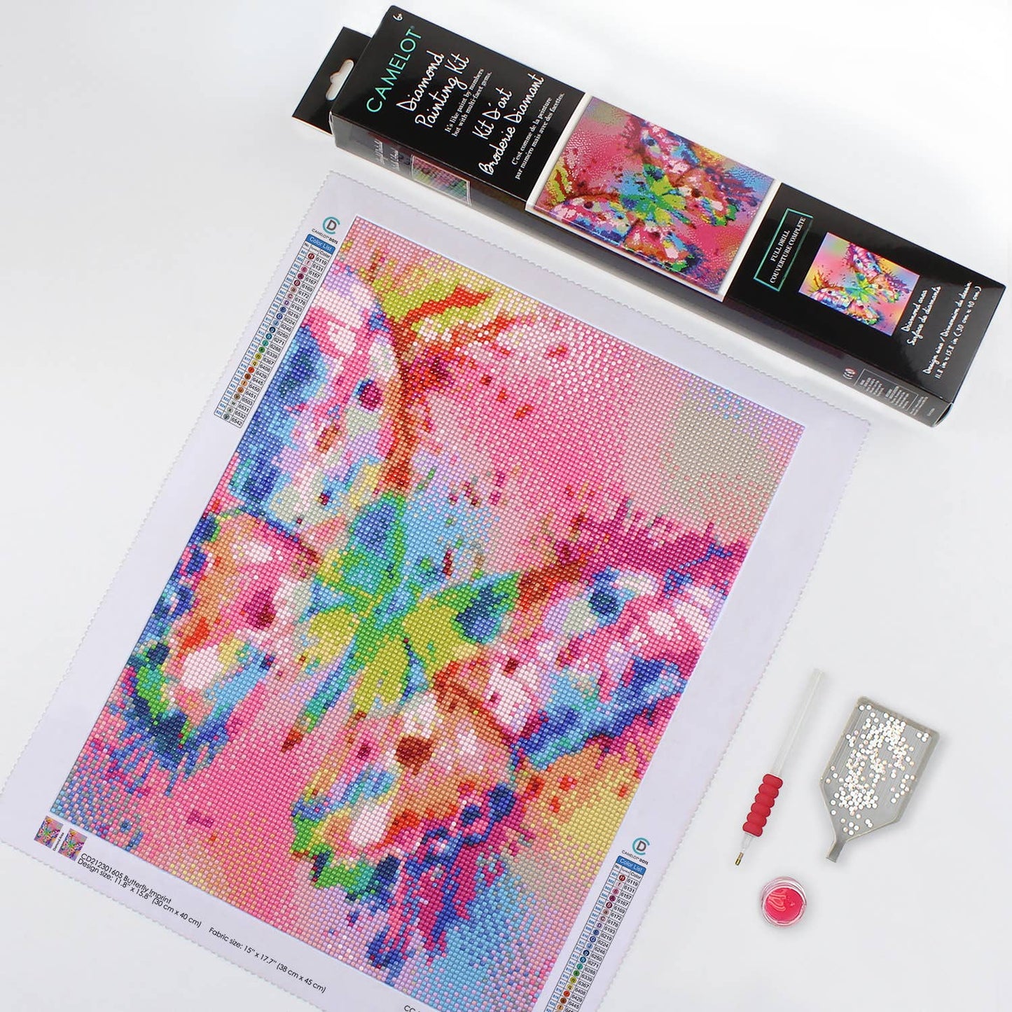 Butterfly Imprint Diamond Painting Kit: 01 Multi