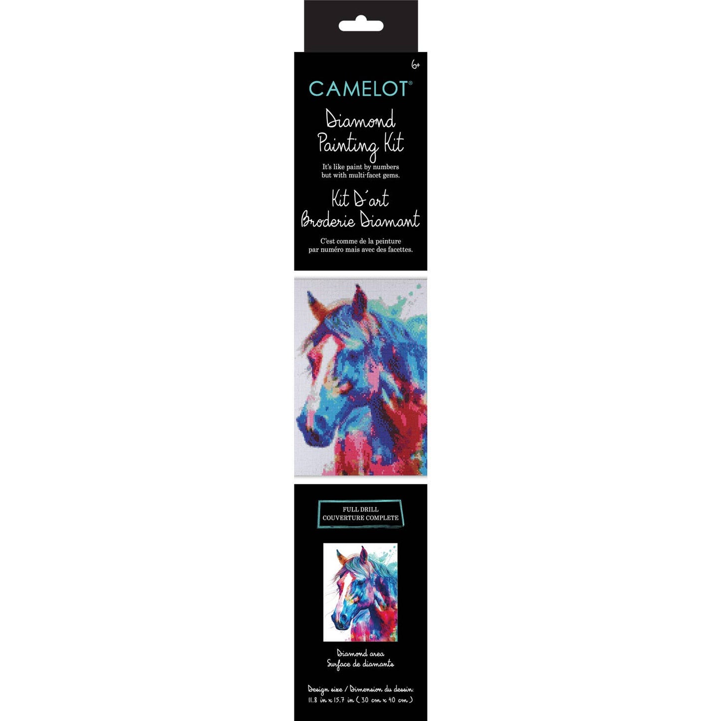Painted Horse Diamond Painting Kit: 01 Multi