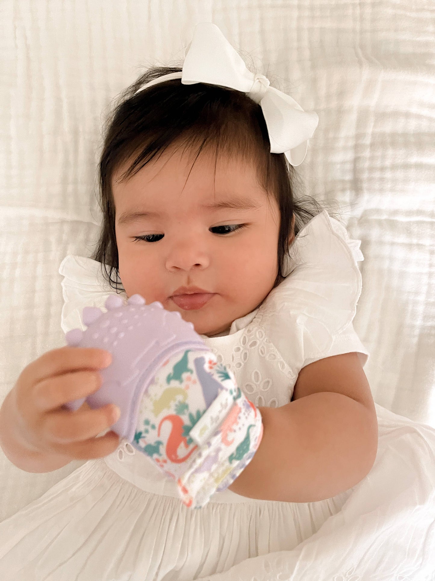 Itzy Mitt™ Silicone Teething Mitts: Cactus