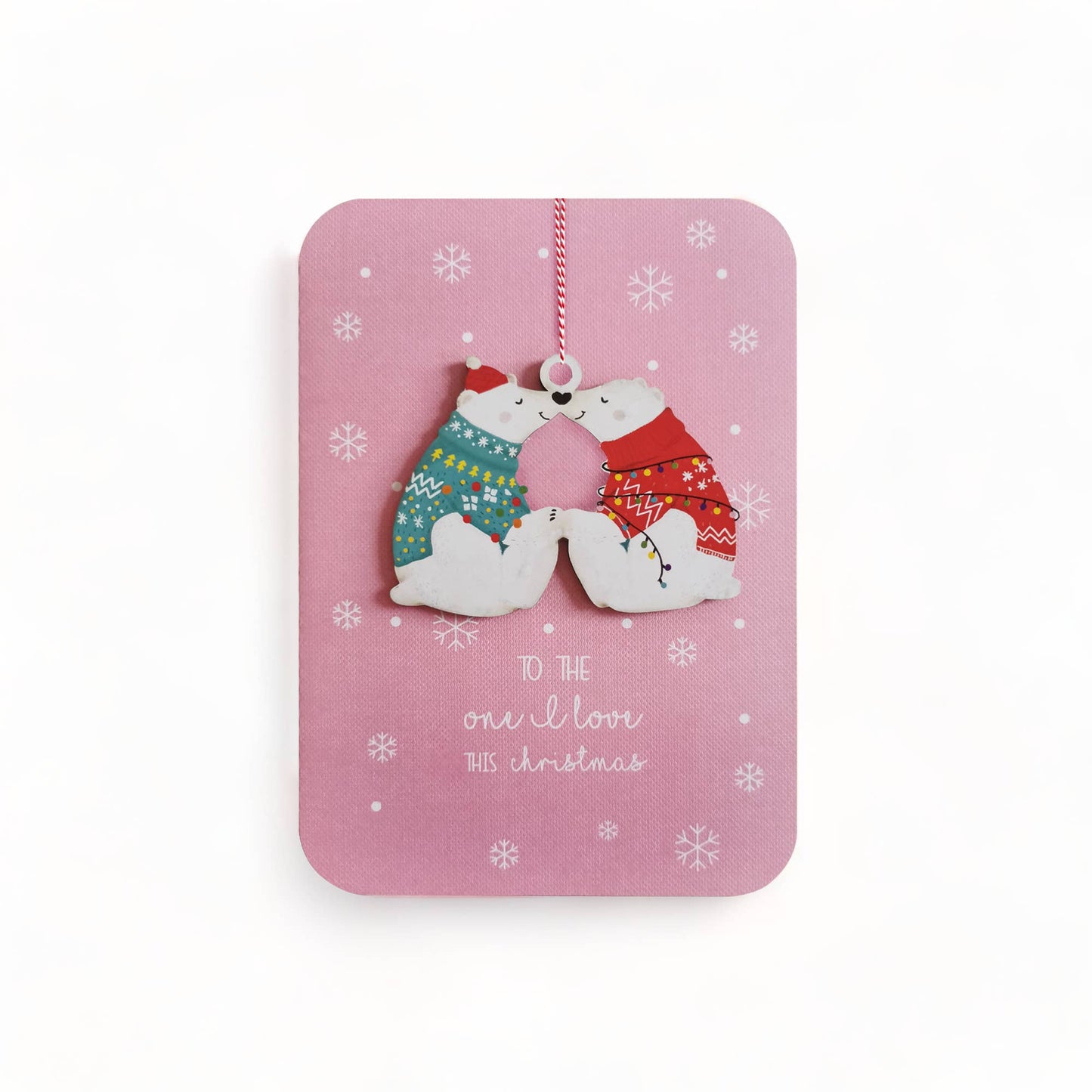 2024 Christmas-wooden ornament card