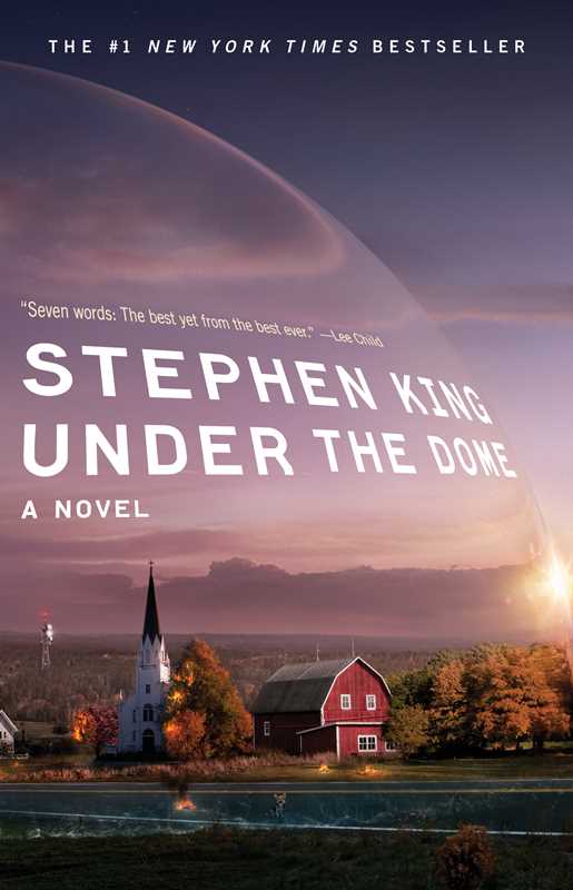 Under the Dome by Stephen King: Paperback; 1088 pages / English
