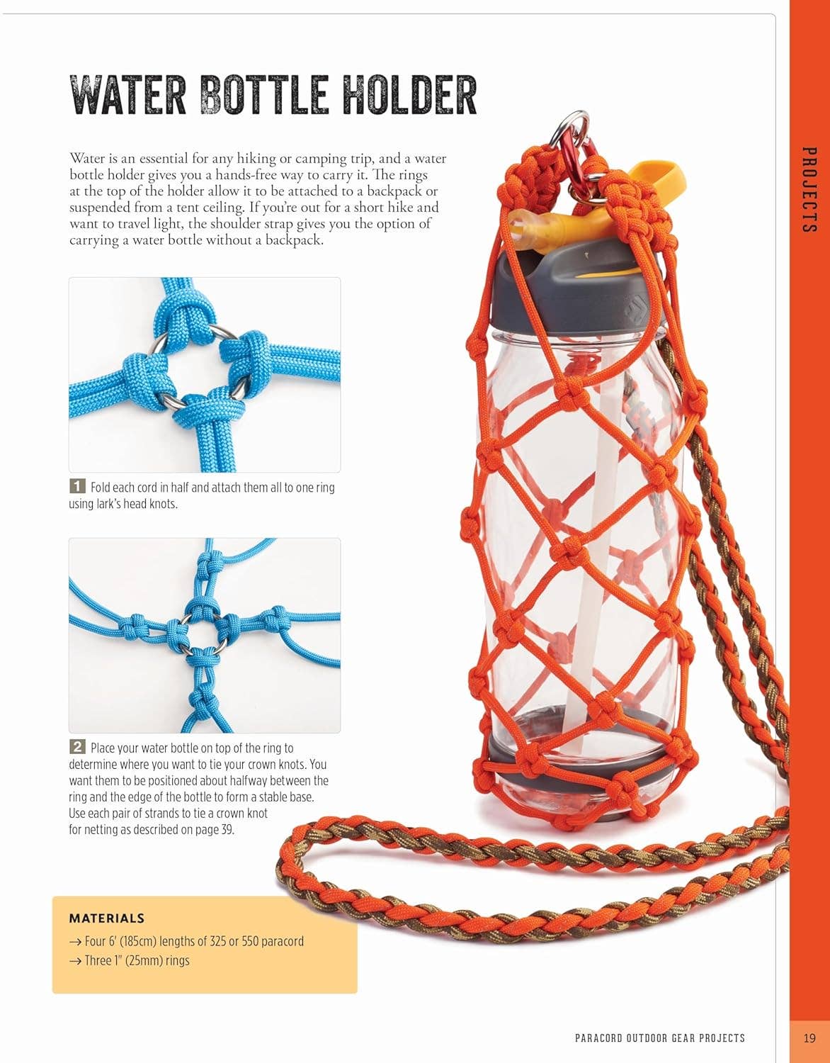 Paracord Outdoor Gear Projects - DIY Book