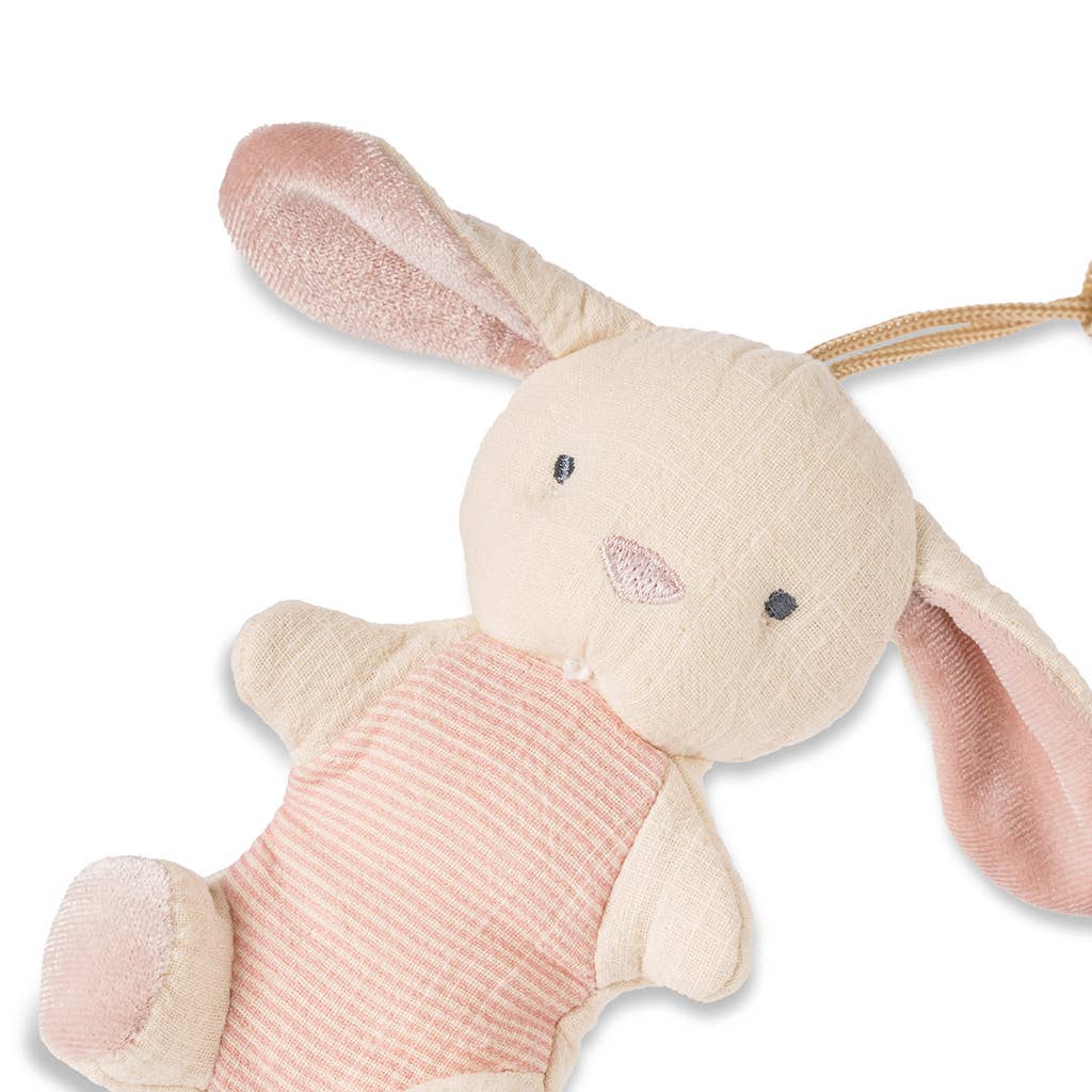 *NEW* Bitzy Pal Natural Rubber Pacifier & Stuffed Animal: Cow