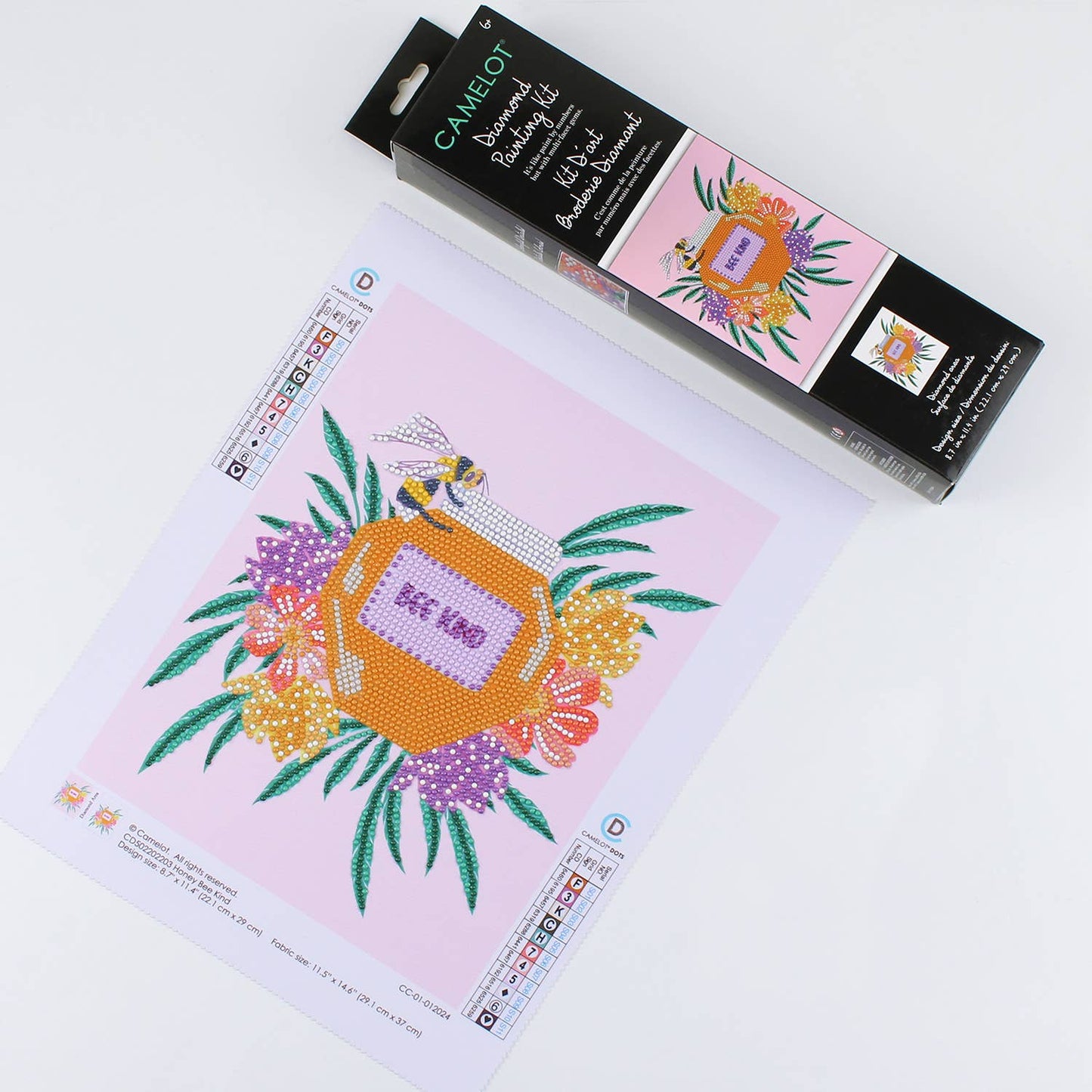 Honey Bee Kind Diamond Painting Kit: 01 Multi