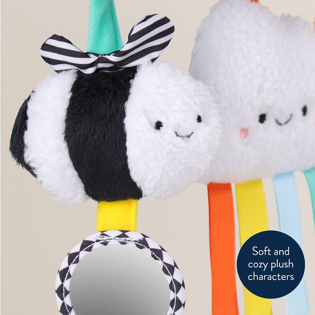 *NEW* Itzy Bitzy Spiral Car Seat Activity Toy: High Contrast