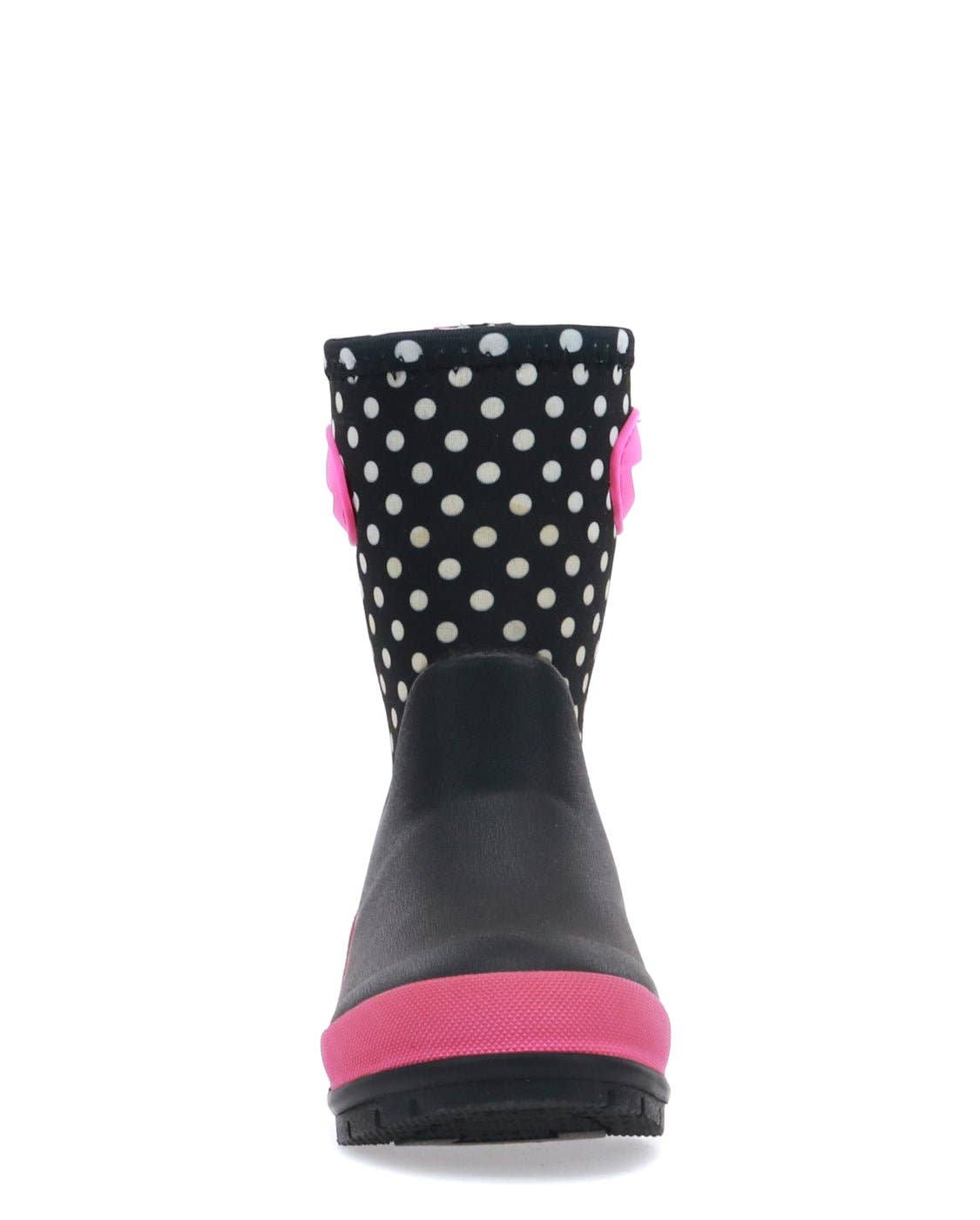 Kids Youth Chloe Dot Neoprene Cold Weather Boot - Black: Navy / 2 Little Kid