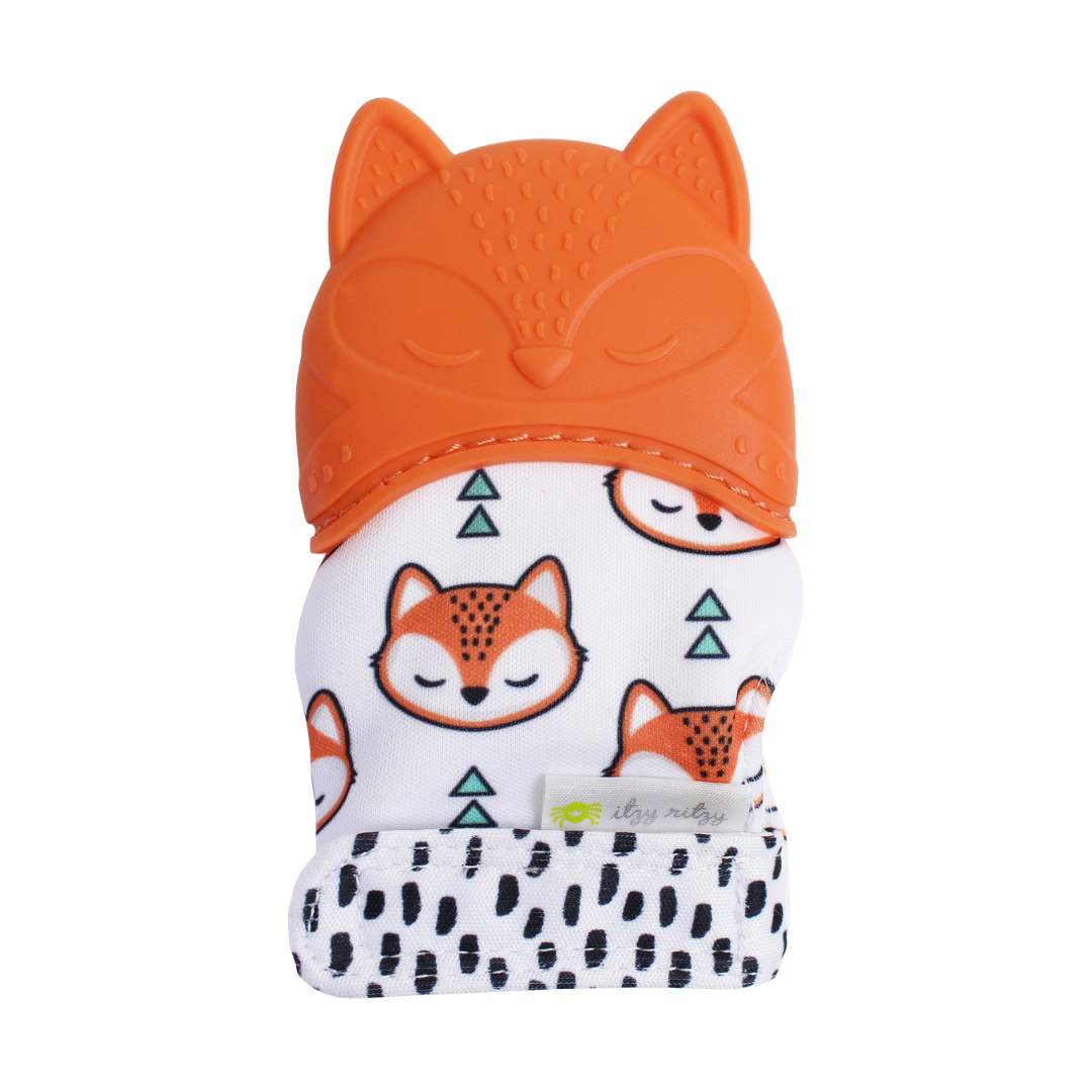 Itzy Mitt™ Silicone Teething Mitts: Cactus