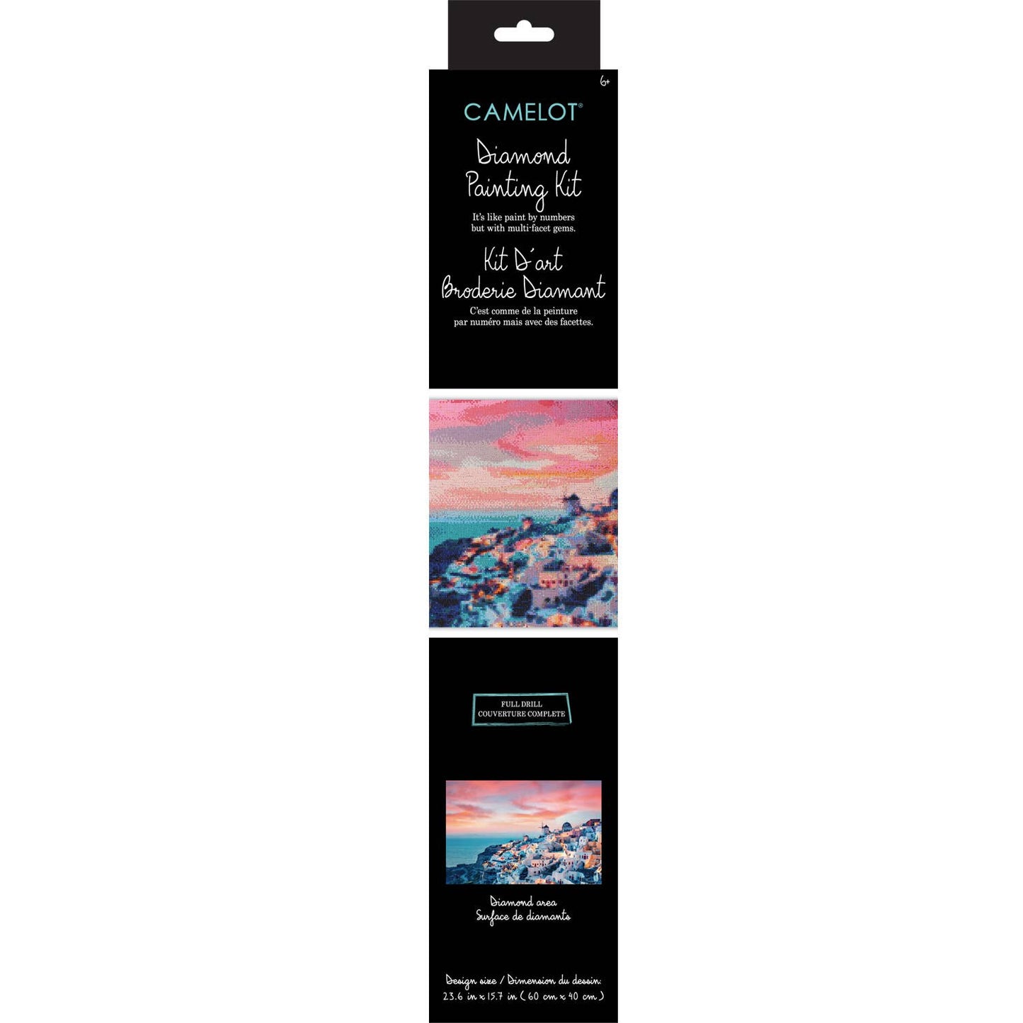 Blushed Santorini Diamond Painting Kit: 01 Multi