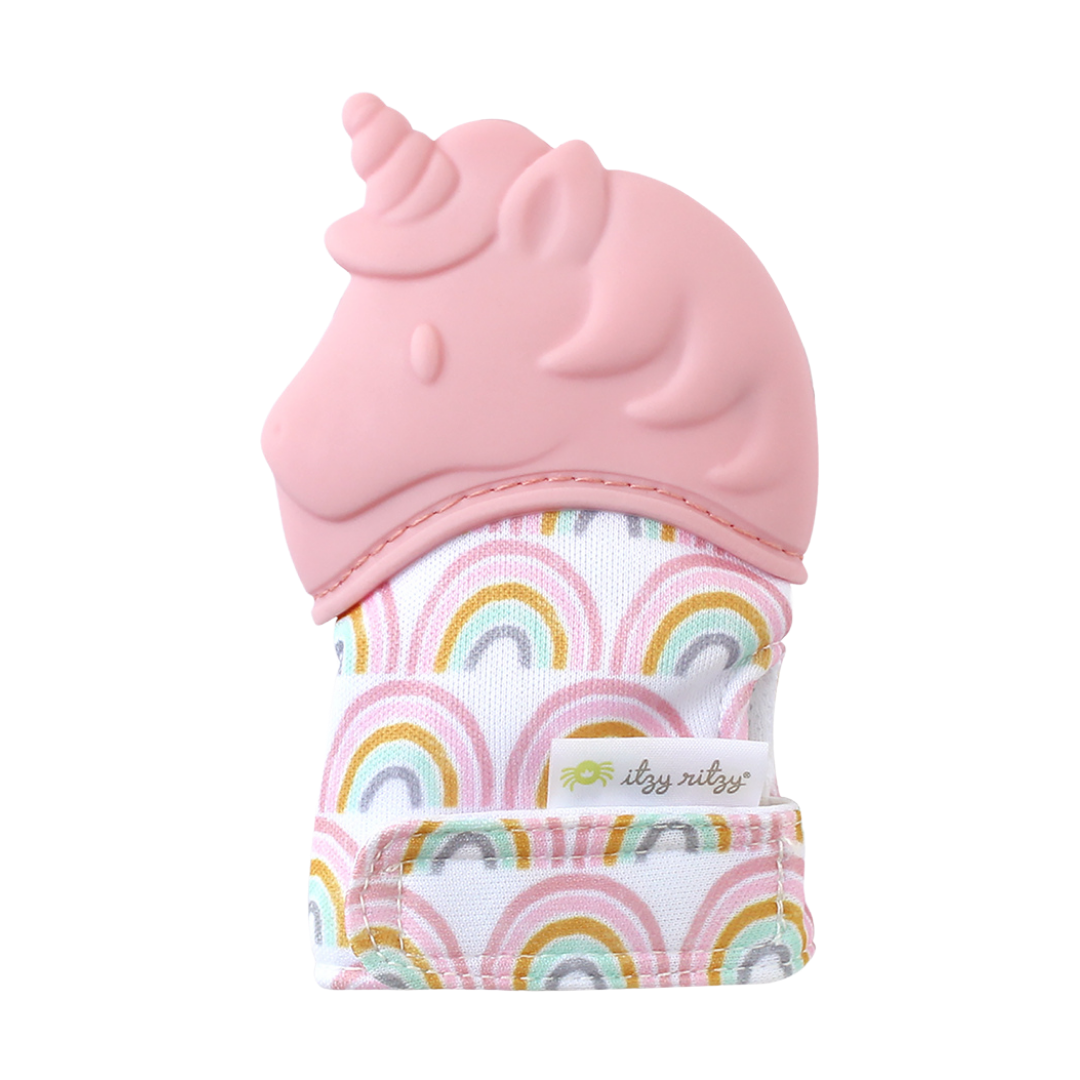 Itzy Mitt™ Silicone Teething Mitts: Cactus
