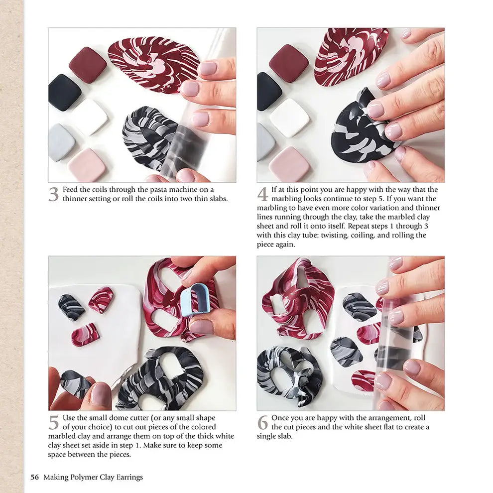 Making Polymer Clay Earrings -Step by Step Beginner Projects