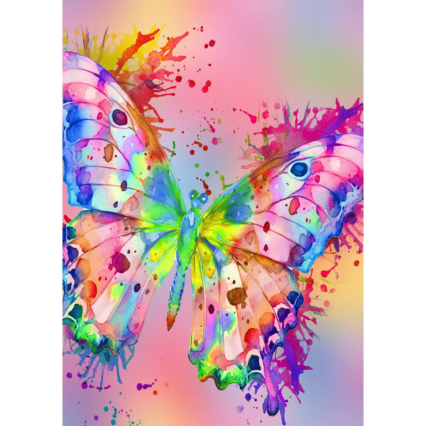 Butterfly Imprint Diamond Painting Kit: 01 Multi