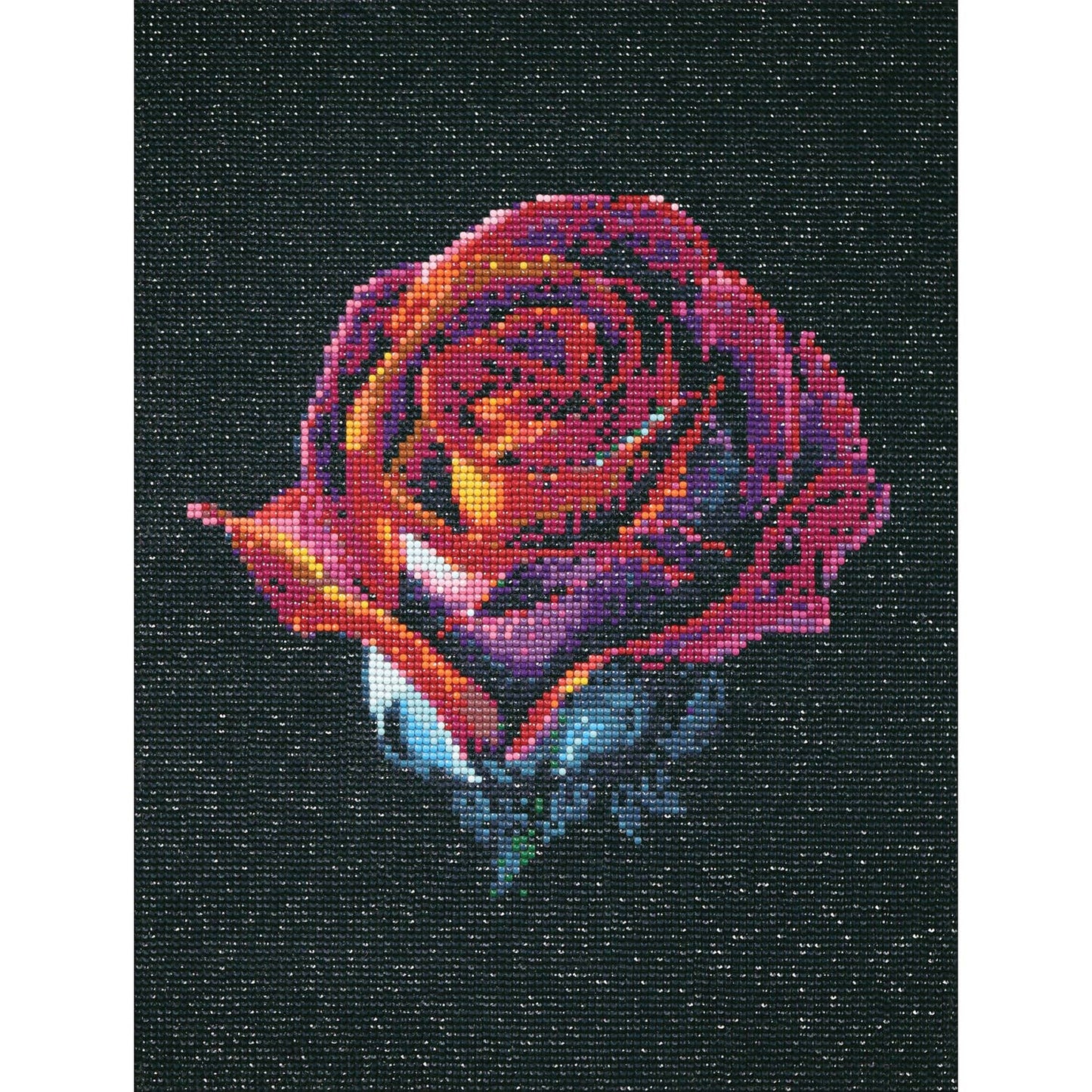 Dark Rose Diamond Painting Kit: 01 Multi