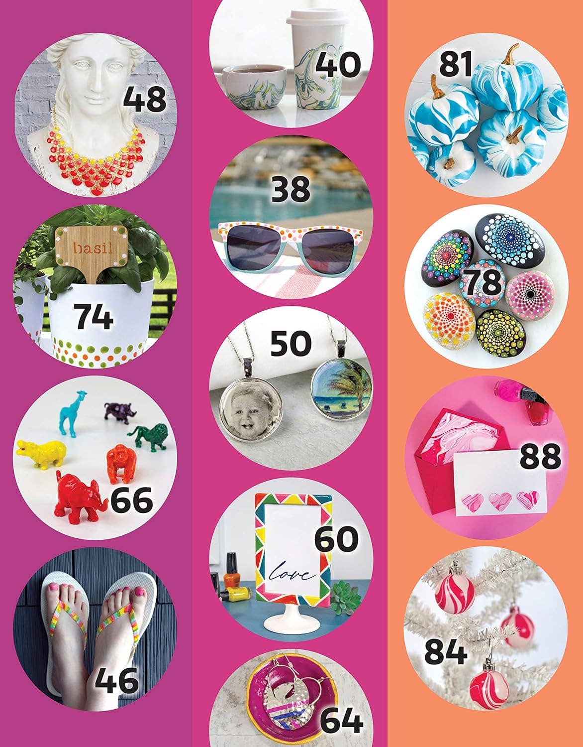 Chica and Jo Craft with Nail Polish - 20+ Easy Projects