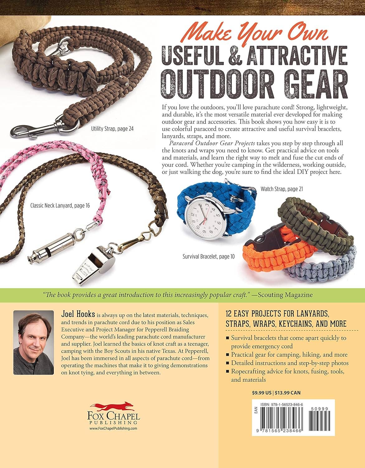 Paracord Outdoor Gear Projects - DIY Book