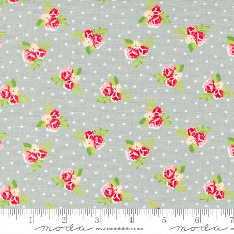 Berry Basket for Moda Fabric by April Rosethal Stone Rose Print 24152 17