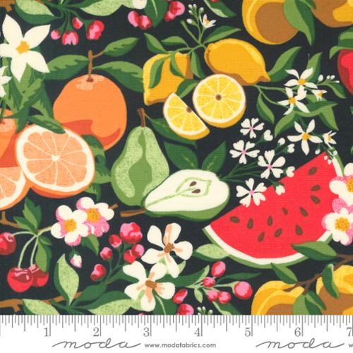 Moda Fabrics Fruit Loop by BasicGrey Black Currant 30730 17 Fruit Basket