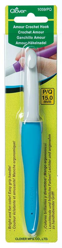 Crochet Hook Sz P/Q 15mm 1059PQ Clover Needlecraft