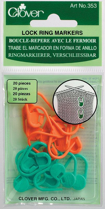 Locking Stitch Markers 353 Clover Crochet Stitch Markers