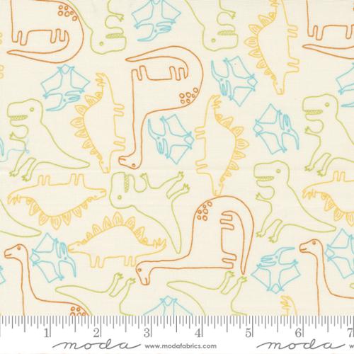 Stomp Stomp Roar Natural Dinosaur Fabric 20821 11