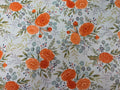 I Love Fall Most of All – Orange Floral Aqua