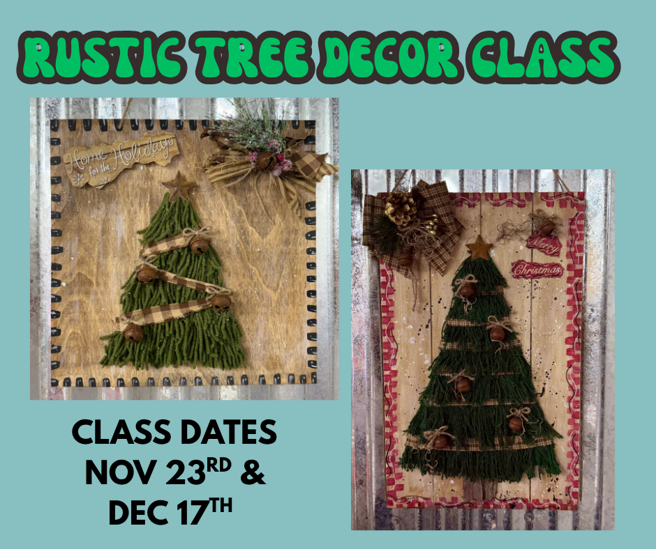 Crafting with Kelly!- Rustic Tree Decor