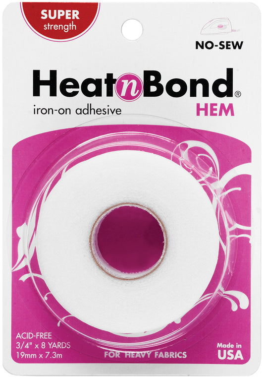 HeatnBond Hem Iron-On Adhesive-Super-.75"X8yd